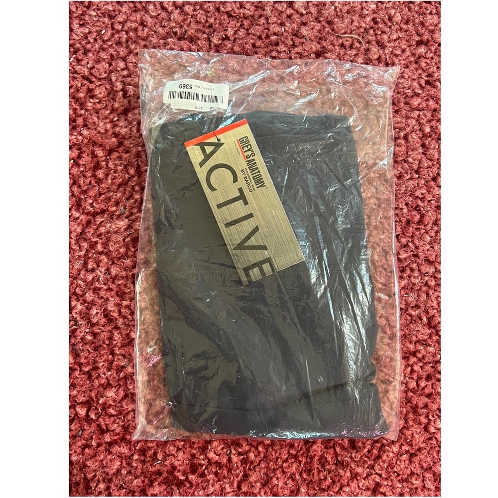 Grey's Anatomy by Barco Steel Large Active 4 Pocket Low Rise Wide Waist Pant